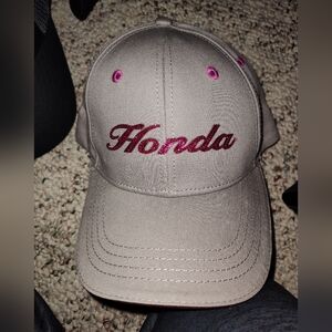Honda Women's Gray/Pink Baseball Cap